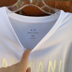 Armani Exchange Shirts - AX Armani Exchange LS Logo T-shirt XXL Armani Exchange Shirts - AX Armani Exchange LS Logo T-shirt XXL